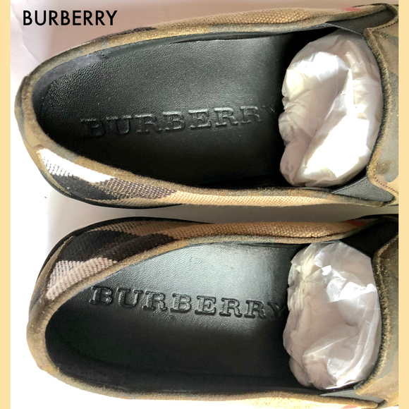 SOLD! Burberry Gauden Camouflage Slip-on Sneakers - Picture 7 of 8